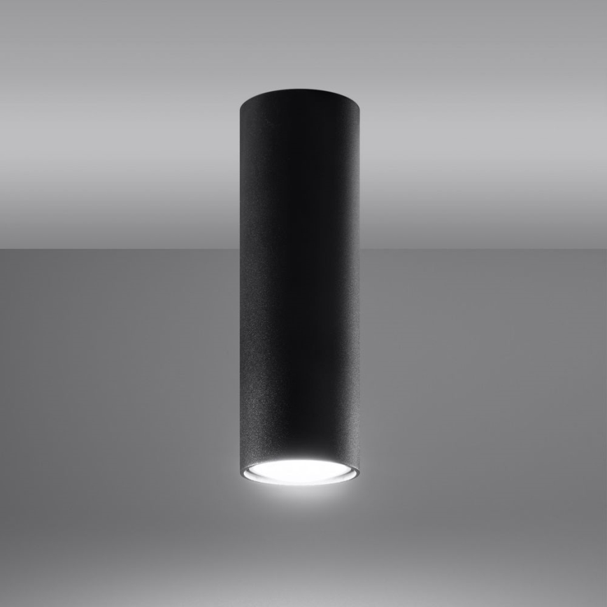 Φωτιστικό σποτ LAGOS 1xGU10/10W/230V 20 cm μαύρο