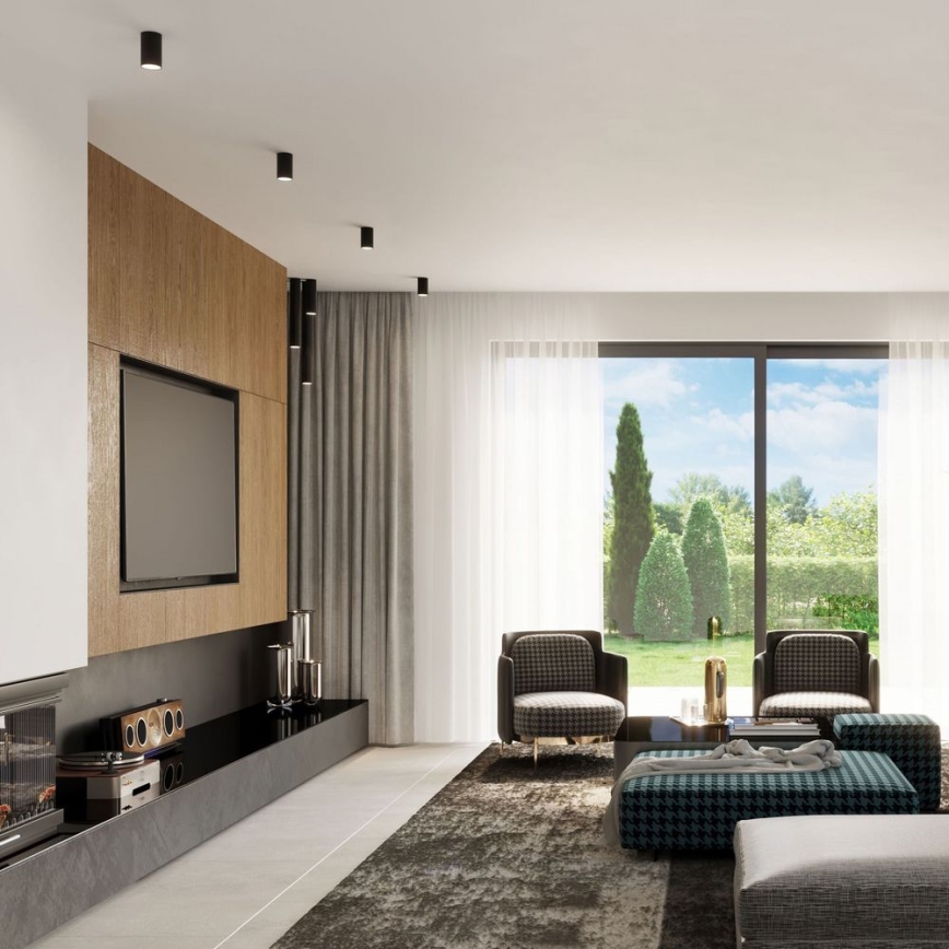 Φωτιστικό σποτ LAGOS 1xGU10/10W/230V 60 cm μαύρο