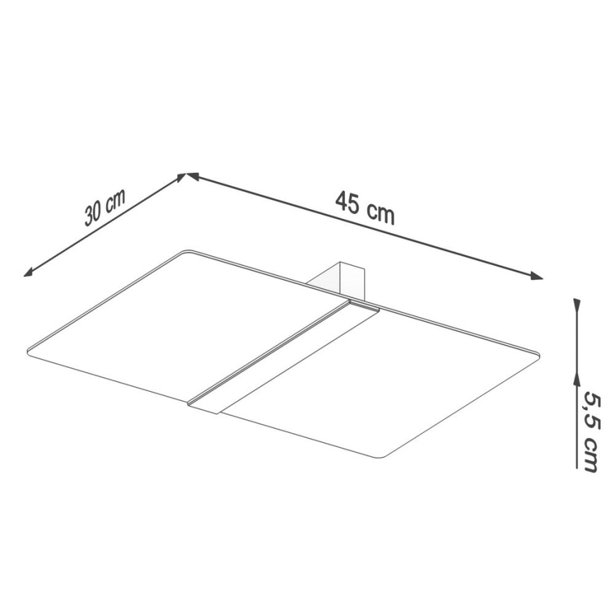 Φωτιστικό οροφής AZALIA 2xG9/40W/230V
