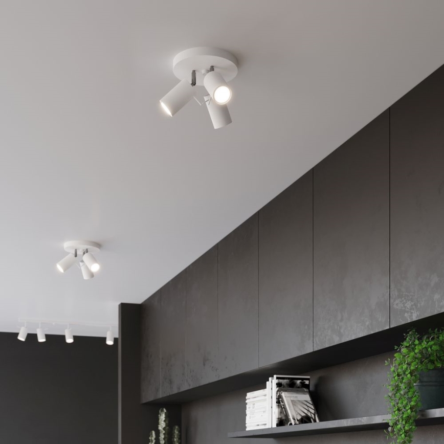 Φωτιστικό σποτ RING 3xGU10/10W/230V λευκό