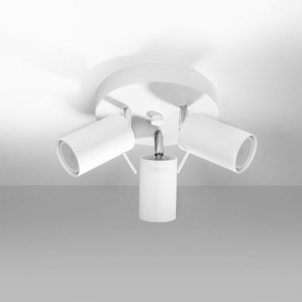 Φωτιστικό σποτ RING 3xGU10/10W/230V λευκό