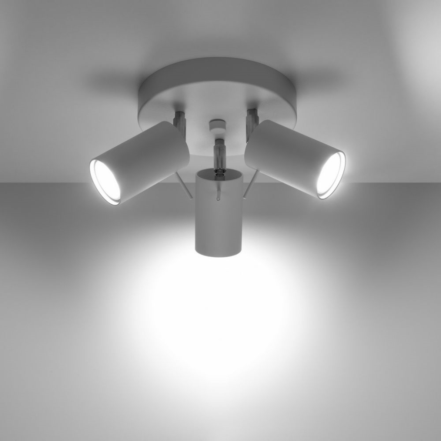 Φωτιστικό σποτ RING 3xGU10/10W/230V λευκό