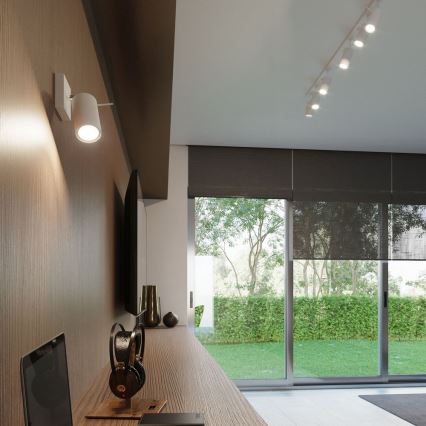 Σποτ τοίχου RING 1xGU10/10W/230V λευκό