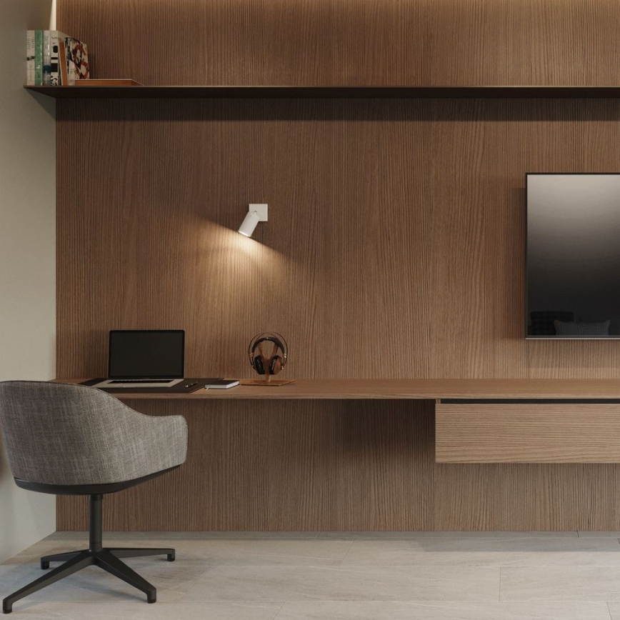 Σποτ τοίχου RING 1xGU10/10W/230V λευκό