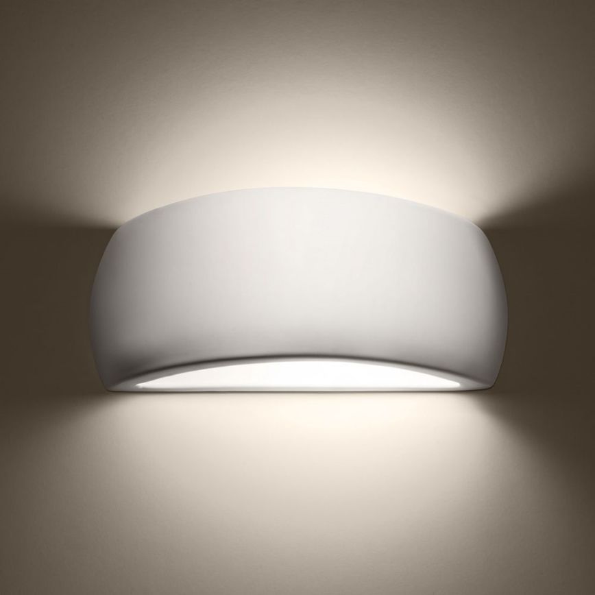 Φωτιστικό τοίχου PONTIUS 1xG9/40W/230V shiny λευκό