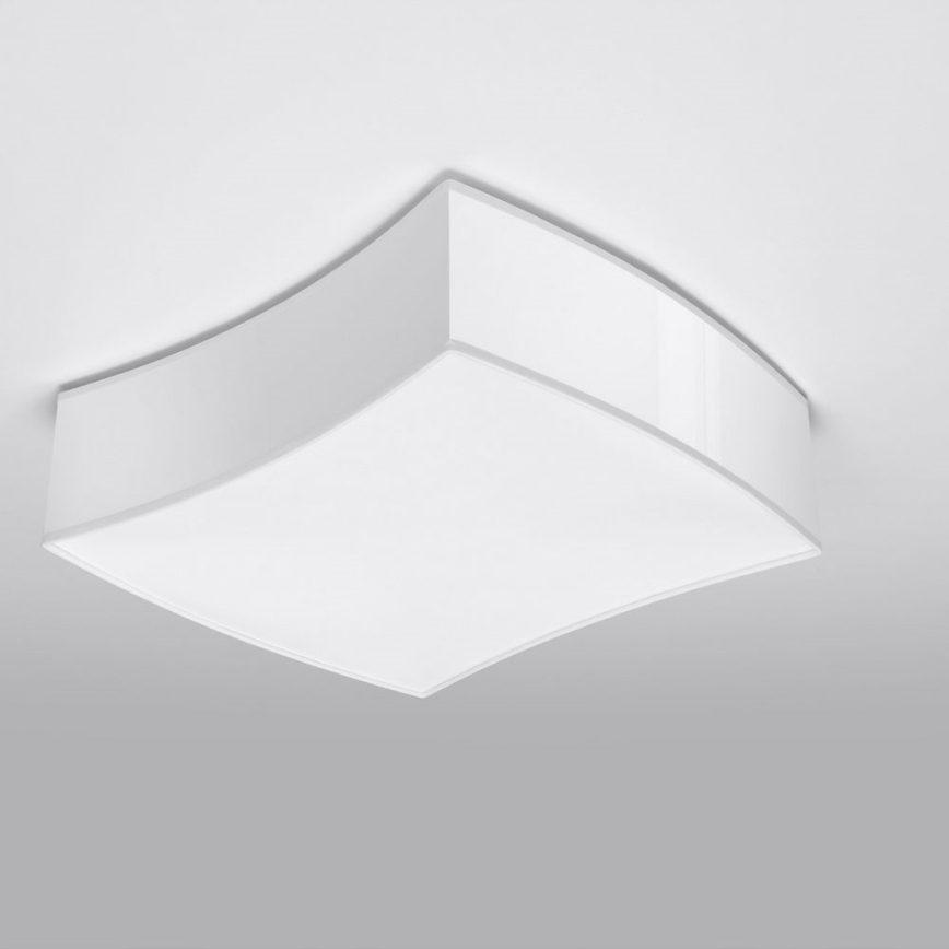Φωτιστικό οροφής SQUARE 2xE27/60W/230V λευκό