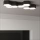 Φωτιστικό οροφής SUNDE 2xE27/60W/230V 11,5 cm μαύρο