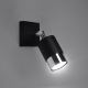 Φωτιστικό σποτ τοίχου NERO 1xGU10/40W/230V μαύρο/γυαλιστερό χρώμιο