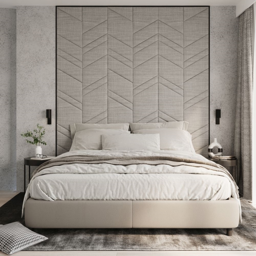 φωτιστικό τοίχου UTTI 1xGU10/40W/230V μαύρο