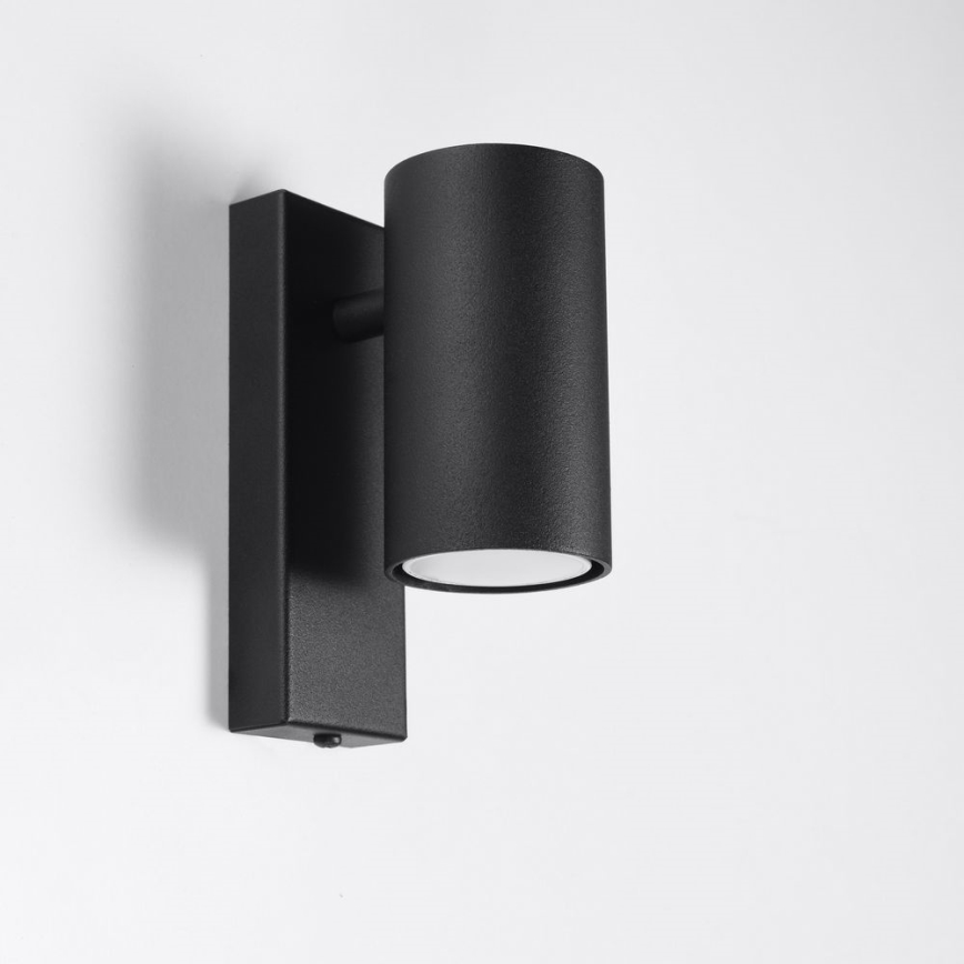 φωτιστικό τοίχου UTTI 1xGU10/40W/230V μαύρο