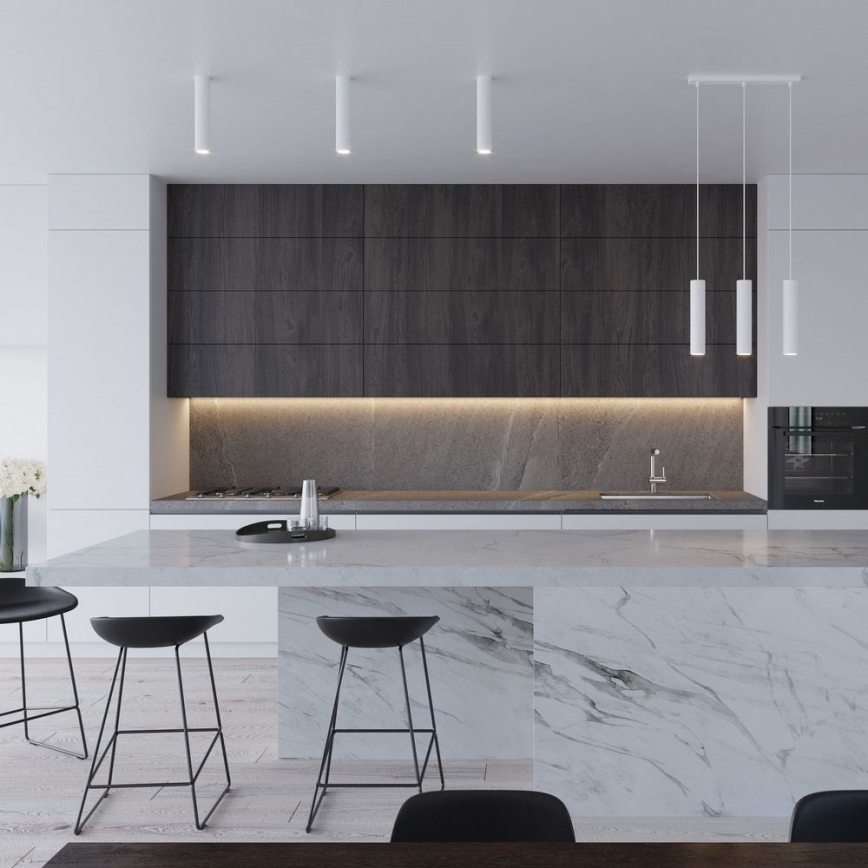 Κρεμαστό φωτιστικό οροφής LAGOS 3xGU10/10W/230V λευκό