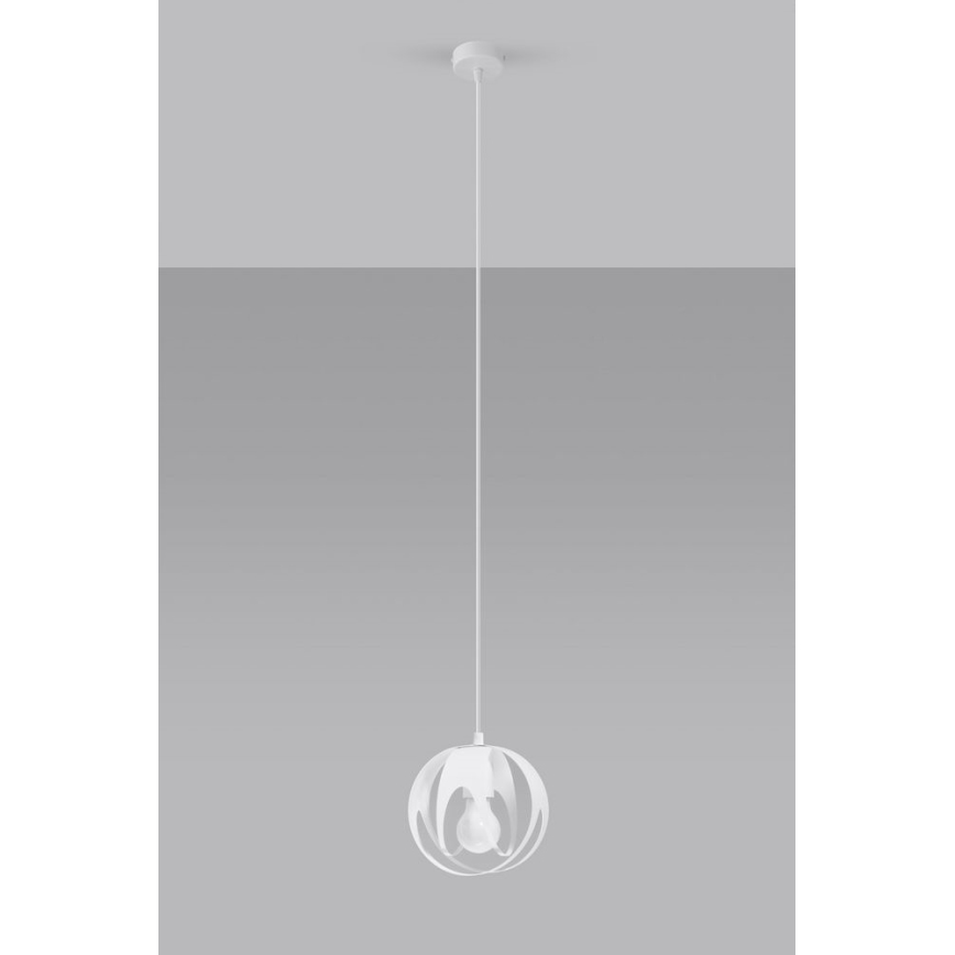 Κρεμαστό φωτιστικό οροφής TULOS 1xE27/60W/230V λευκό