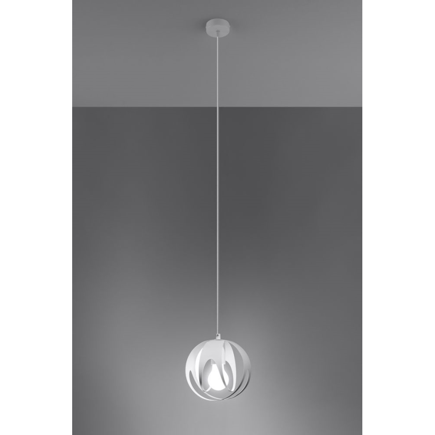 Κρεμαστό φωτιστικό οροφής TULOS 1xE27/60W/230V λευκό