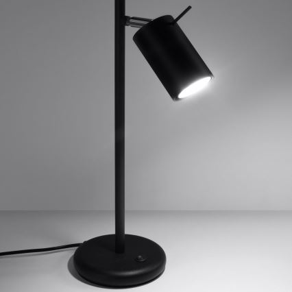 Eπιτραπέζιο φωτιστικό RING 1xGU10/10W/230V μαύρο