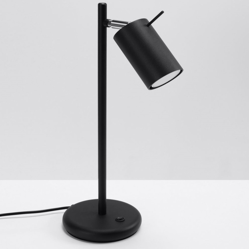 Eπιτραπέζιο φωτιστικό RING 1xGU10/10W/230V μαύρο