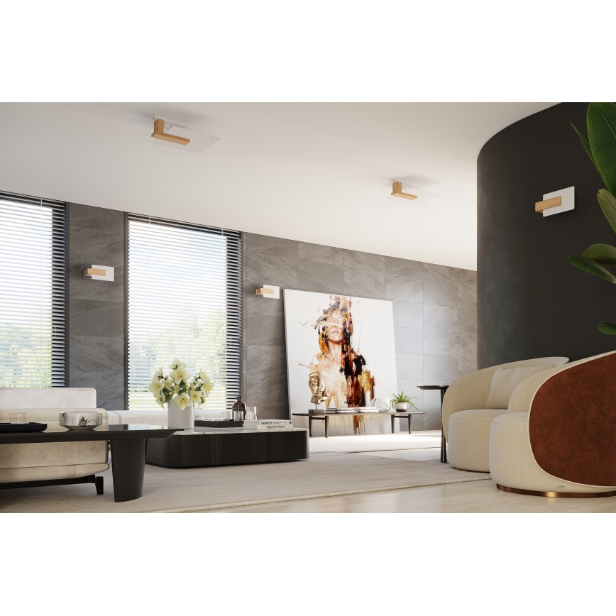 Φωτιστικό οροφής LAPPO 2xE27/15W/230V μπεζ