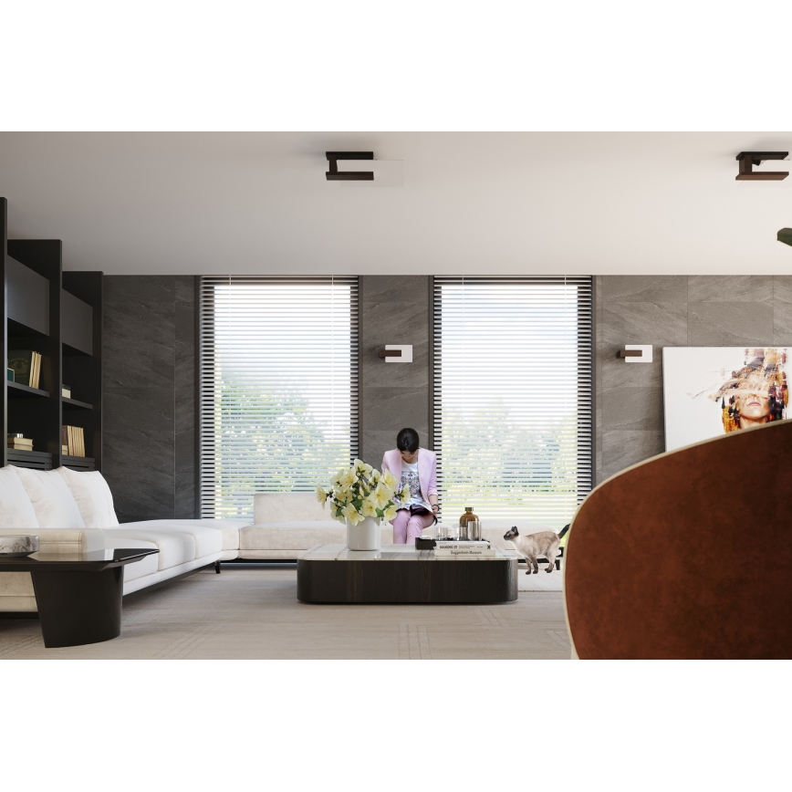 Επιτοίχιο φωτιστικό LAPPO 1xE14/10W/230V wenge