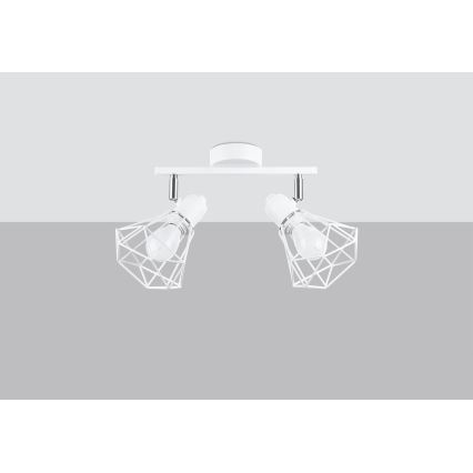 Σποτ φωτιστικό ARTEMIS 2xE14/40W/230V λευκό