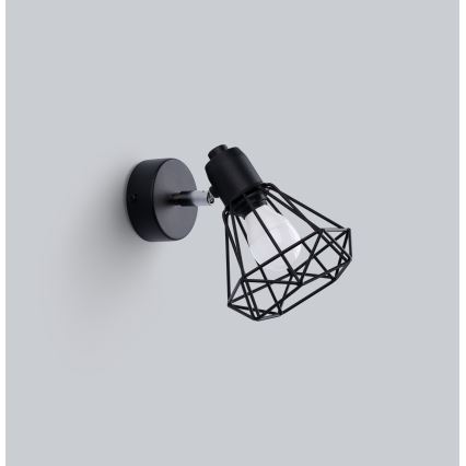 Επιτοίχιο φωτιστικό σημείου ARTEMIS 1xE14/40W/230V μαύρο