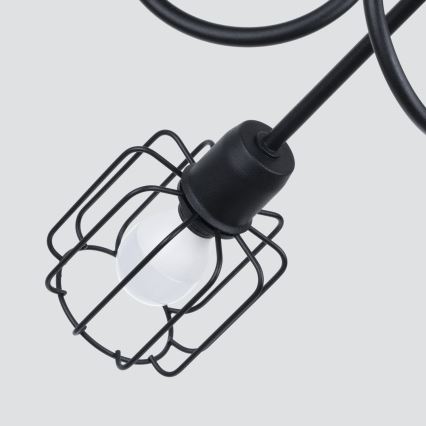 Κρεμαστό φωτιστικό BELUCI 3xE14/40W/230V μαύρο