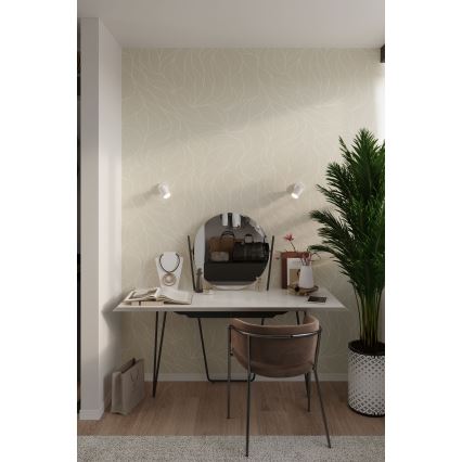 Επιτοίχιο φωτιστικό σημείου LEMMI 1xGU10/40W/230V λευκό