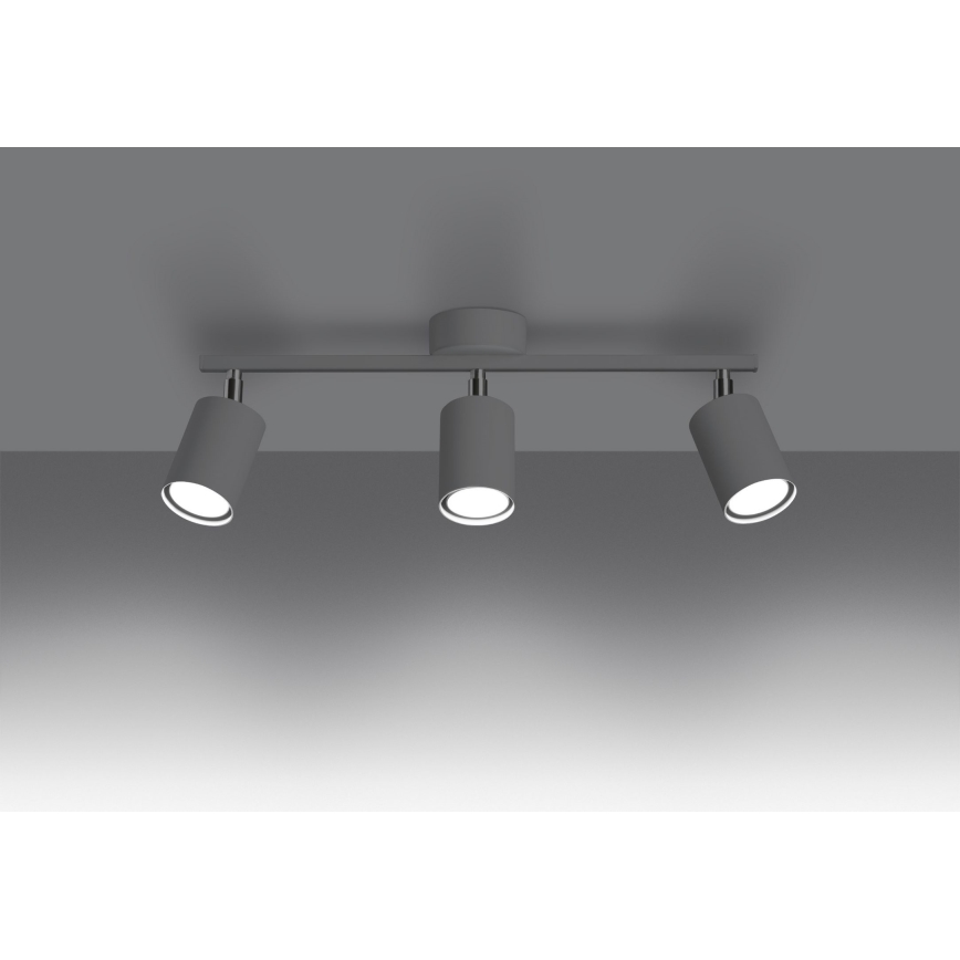 Φωτιστικό σποτ LEMMI 3xGU10/40W/230V λευκό