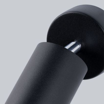 Επιτοίχιο φωτιστικό σημείου LEMMI 1xGU10/40W/230V μαύρο