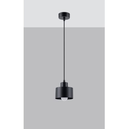 Φωτιστικό οροφής με καλώδιο SAVAR 1xE27/60W/230V μαύρο