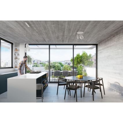 Φωτιστικό οροφής με καλώδιο TITRAN 1xE27/60W/230V λευκό