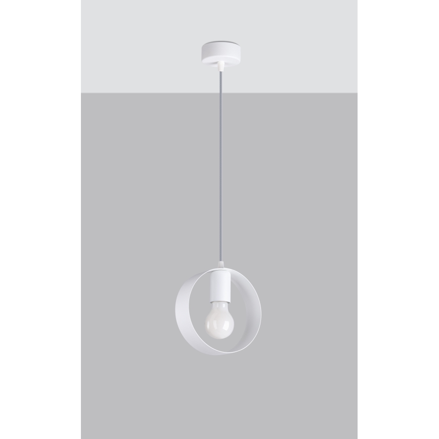 Φωτιστικό οροφής με καλώδιο TITRAN 1xE27/60W/230V λευκό