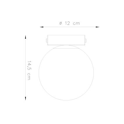 Φωτιστικό οροφής YOLI 1xG9/12W/230V λευκό