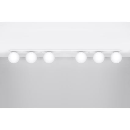 Οροφιαίο φωτιστικό YOLI 6xG9/12W/230V λευκό