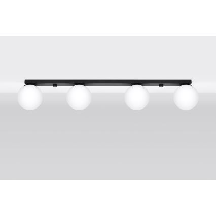 Φωτιστικό οροφής YOLI 4xG9/12W/230V μαύρο