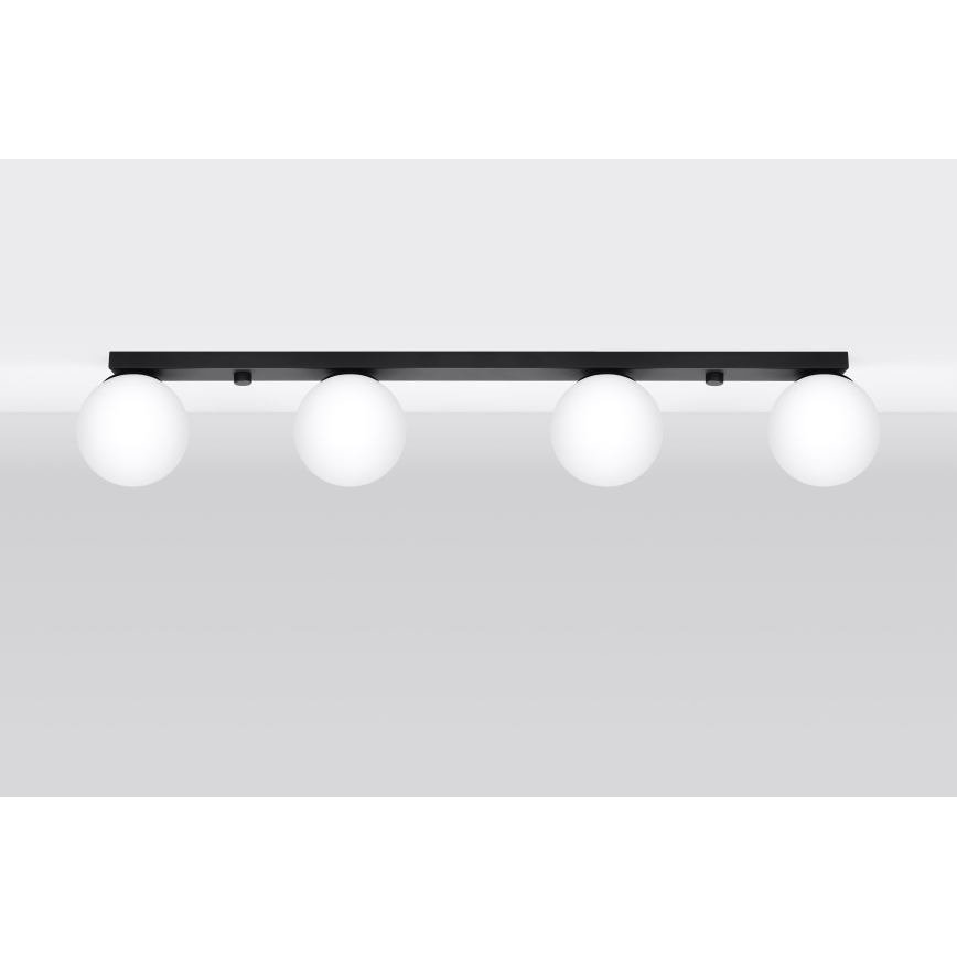 Φωτιστικό οροφής YOLI 4xG9/12W/230V μαύρο