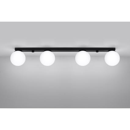 Φωτιστικό οροφής YOLI 4xG9/12W/230V μαύρο