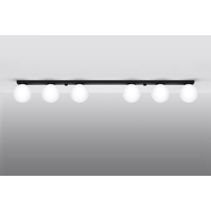 Φωτιστικό οροφής YOLI 6xG9/12W/230V μαύρο