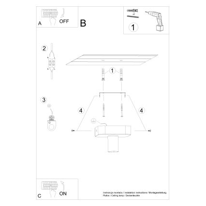 Φωτιστικό σποτ TAVO 1xE27/15W/230V τσιμέντο