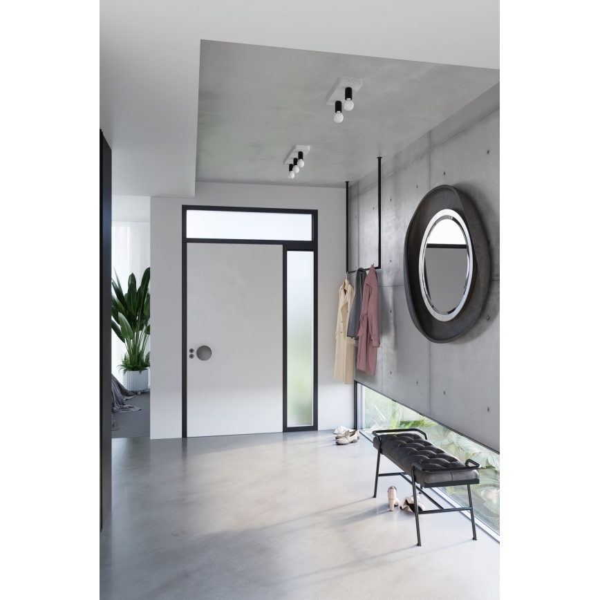 Φωτιστικό σποτ TAVO 3xE27/15W/230V τσιμέντο