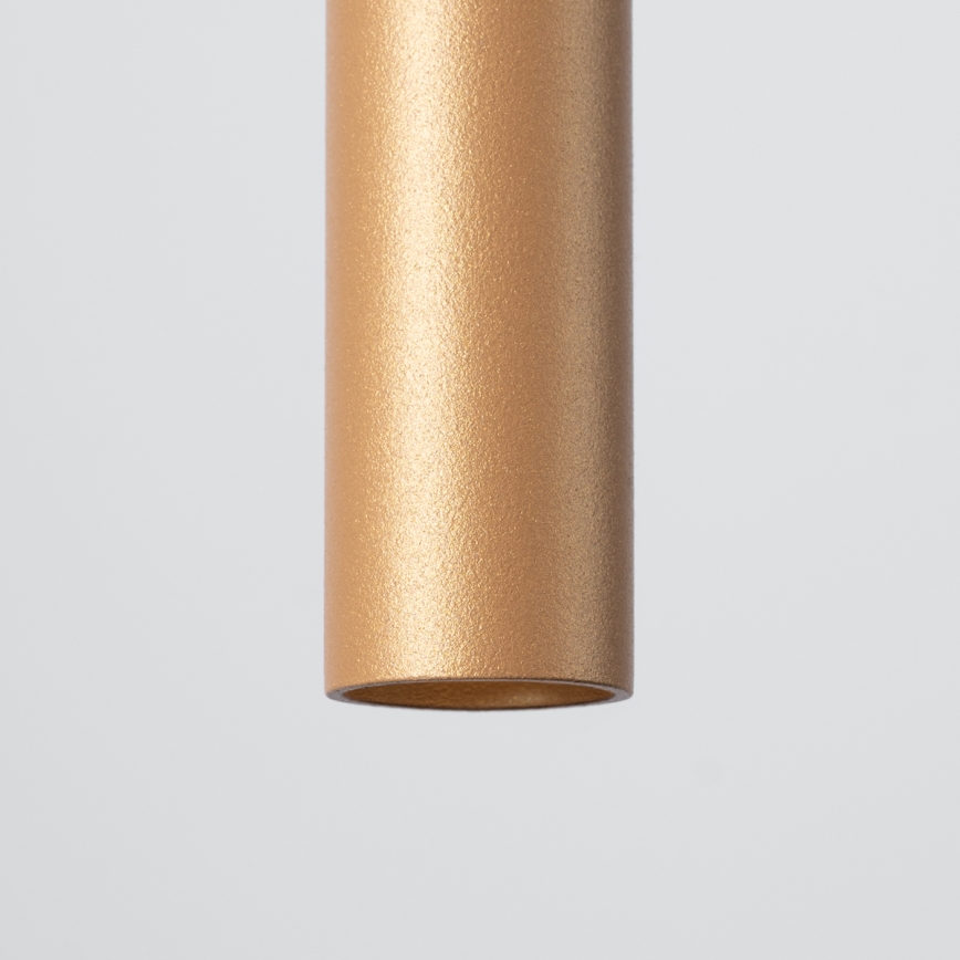 Πολύφωτο με συρματόσχοινο PASTELO 1xG9/8W/230V χρυσαφί