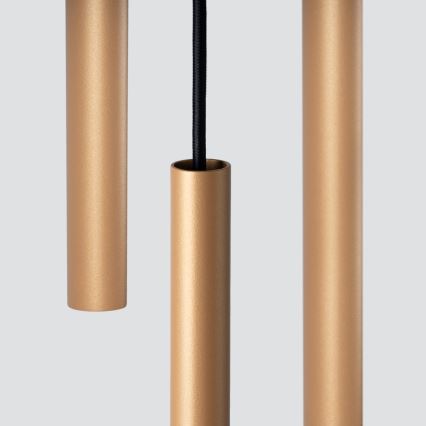 Πολύφωτο με συρματόσχοινο PASTELO 3xG9/8W/230V χρυσαφί