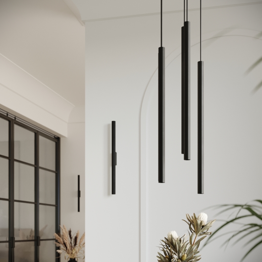 Φωτιστικό τοίχου PASTELO 2xG9/8W/230V μαύρο