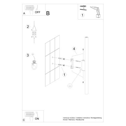 Φωτιστικό τοίχου PASTELO 2xG9/8W/230V χρυσαφί