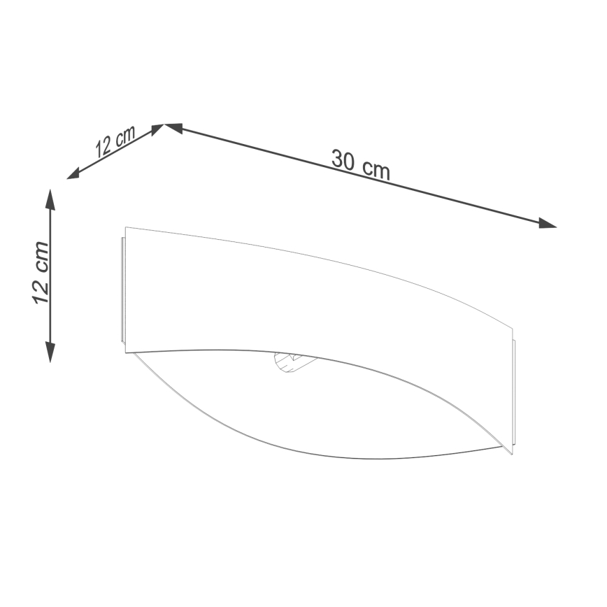 Επιτοίχιο φωτιστικό TONI 1xG9/8W/230V λευκό