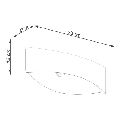 Επιτοίχιο φωτιστικό TONI 1xG9/8W/230V μαύρο