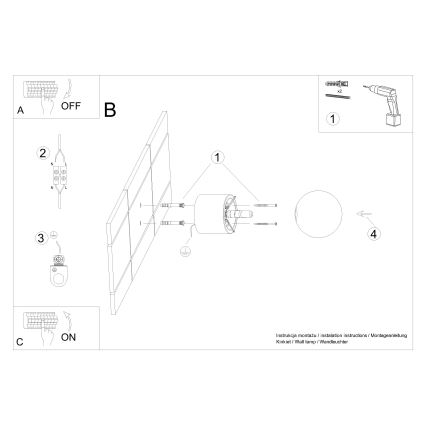 Προβολέας τοίχου BOOMO 1xG9/8W/230V οξιά