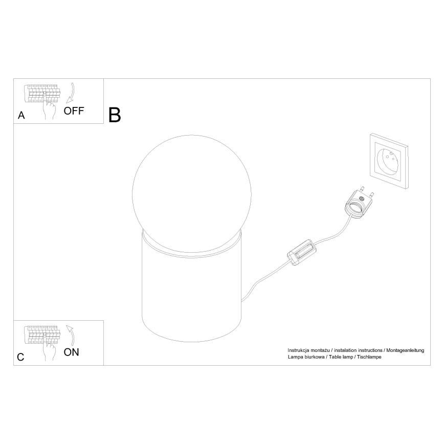 Eπιτραπέζια λάμπα BOOMO 1xG9/8W/230V οξιά