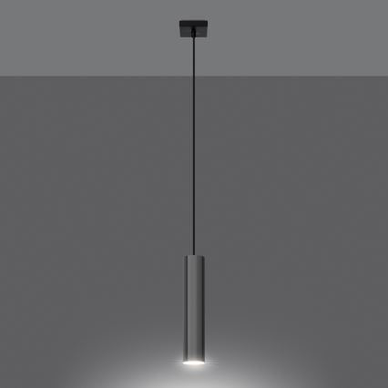 Κρεμαστό φωτιστικό οροφής LAGOS 1xGU10/10W/230V γυαλιστερό χρώμιο