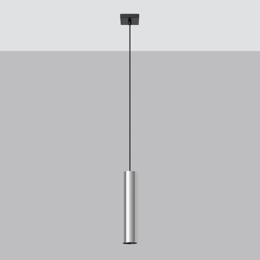 Κρεμαστό φωτιστικό οροφής LAGOS 1xGU10/10W/230V γυαλιστερό χρώμιο
