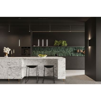 Κρεμαστό φωτιστικό οροφής LAGOS 1xGU10/10W/230V γυαλιστερό χρώμιο