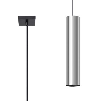 Κρεμαστό φωτιστικό οροφής LAGOS 1xGU10/10W/230V γυαλιστερό χρώμιο